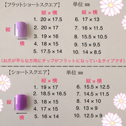 お上品ポイントフラワーネイル（ケース&ヤスリ&両面テープ付き） 5枚目の画像