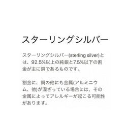 〈送料無料〉片耳＊silver925＊イヤーカフ▪︎2way▪︎変色しにくい▪︎イヤリング▪︎ネックレス▪︎受注後作製 7枚目の画像