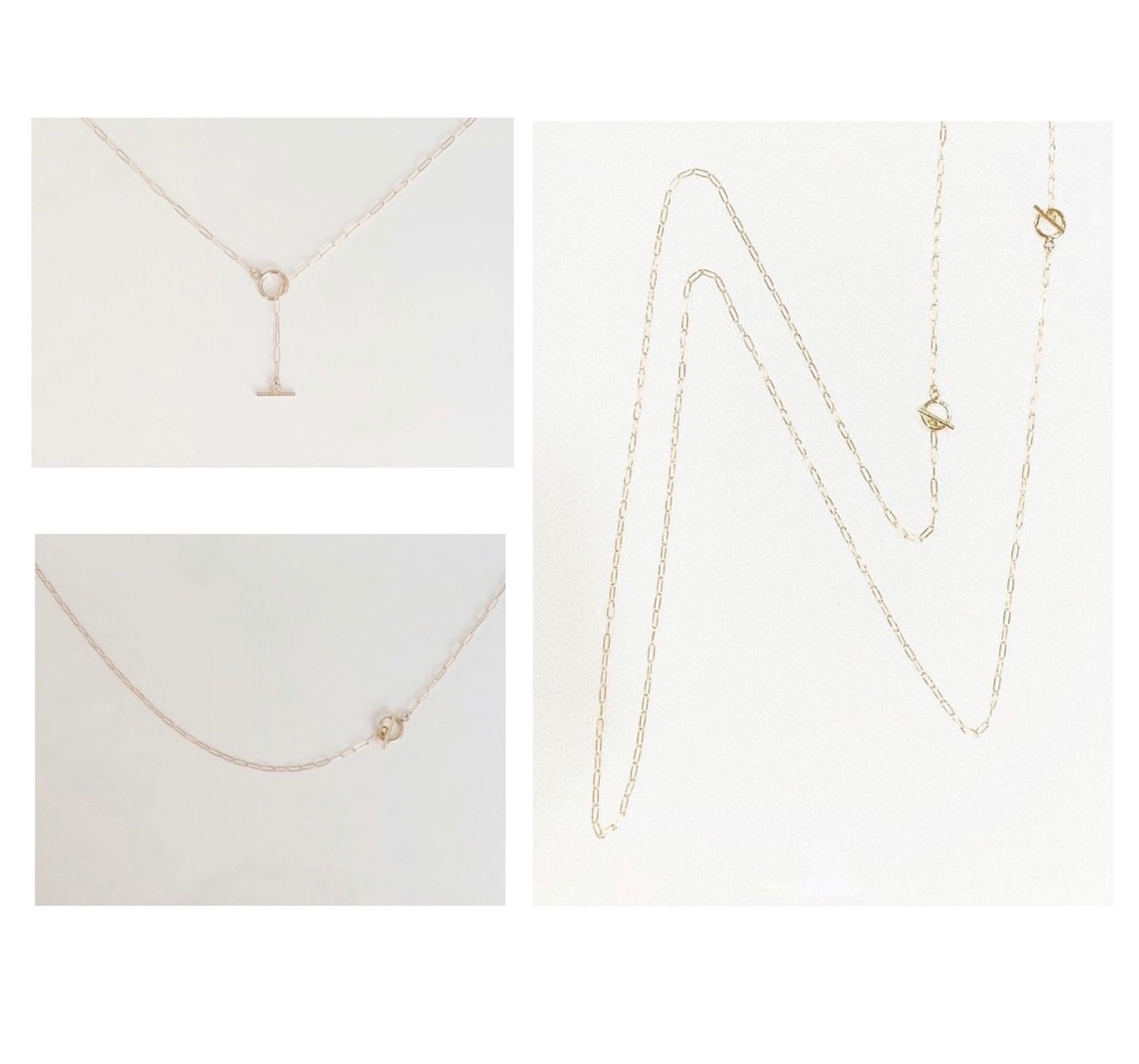 送料無＊14kgf＊マンテル▪︎2way▪︎3way▪︎ロング▪︎ショート▪︎︎Y字▪︎二連▪︎ネックレス