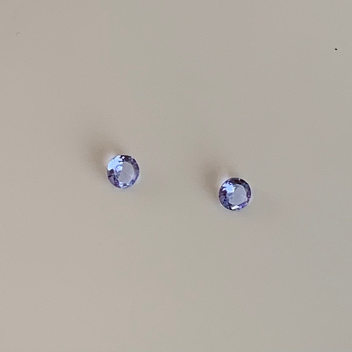 天然石＊▫タンザナイト▪︎4mm▪︎silver925プチネックレス