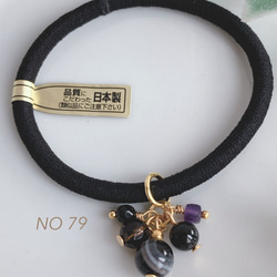 NO 62 大玉翡翠のミルキーグリーンの天然石ヘアゴム ヘアゴム DY 通販