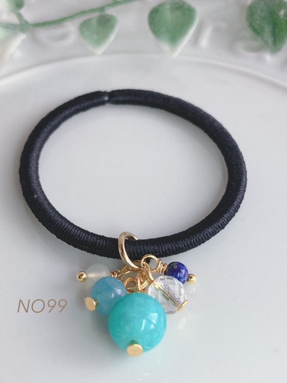 No.99】ꫛꫀꪝ✧‧˚レジン ヘアゴム 和風 和柄 ヘアゴム No.99