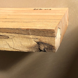 ウォールシェルフ（飾り棚）　shelf（Spalted）　インロー式棚/スポルテッド/耳付き棚 4枚目の画像