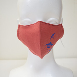 夏の型染マスク　立体　冷感接触 7枚目の画像