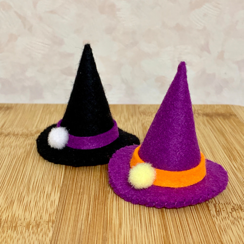 アレクサンドル ドゥ パリ 新品　ハロウィン　魔女の帽子ヘアピン ボールピン アレクサンドル ドゥ パリ 新品 ハロウィン 魔女の帽子ヘアピン ボール