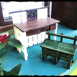 cho-mini cafe desk 4枚目の画像
