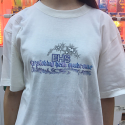 ✨EHS✨ オリジナルデザインプリントTシャツ オフホワイト グラフィック ユニセックス ストリートファッション 3枚目の画像
