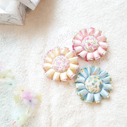 かわいいおしゃれロゼット☆お名前入り♪ 雑貨・その他 MOANA