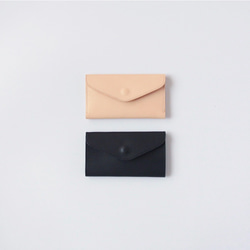 育てる3ポケットのカードケース　「Jabara cardcase (black)」 2枚目の画像