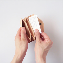 育てる3ポケットのカードケース　「Jabara cardcase (natural)」 9枚目の画像