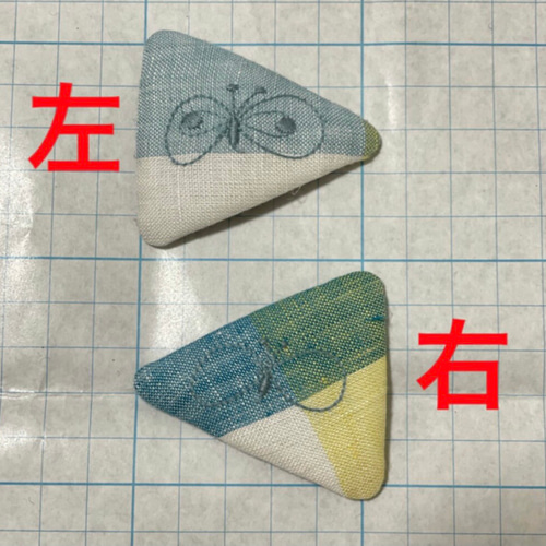 ミナペルホネン 三角パッチンピン【トライアングル】 ヘアピン  