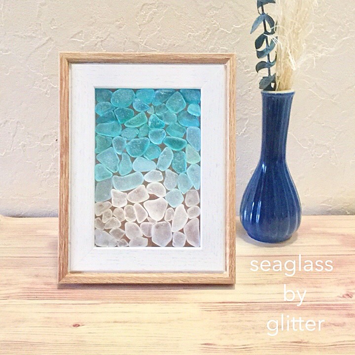 海に願いを♪お取り置き中です♪ シーグラスアート