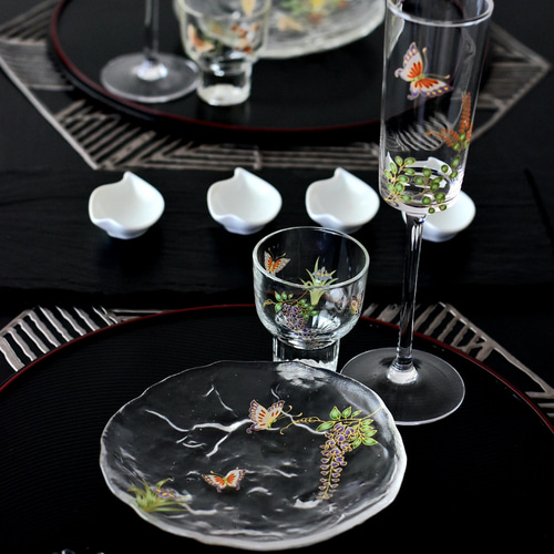 北一硝子 大皿4枚