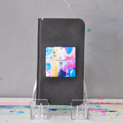 選べるカラー19色×9デザイン豊富　本革　手帳型　アートフレームスマホケース　iphone　Android　受注制作 2枚目の画像