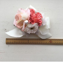 Flower ribbon corsage 5枚目の画像