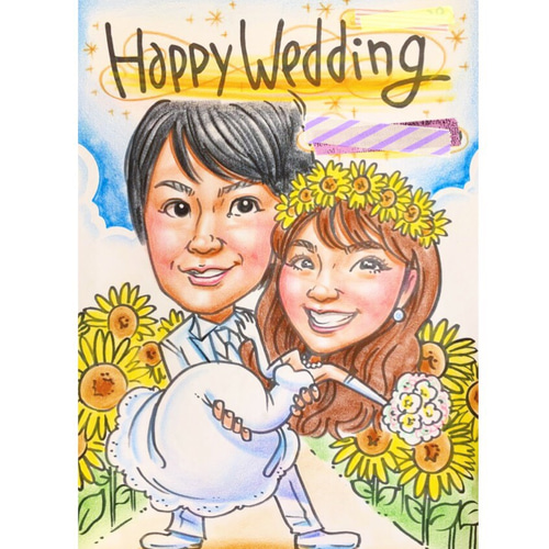 そっくり似顔絵オーダー⭐︎ 絵画 ブルーノ 通販 4778002｜Creema