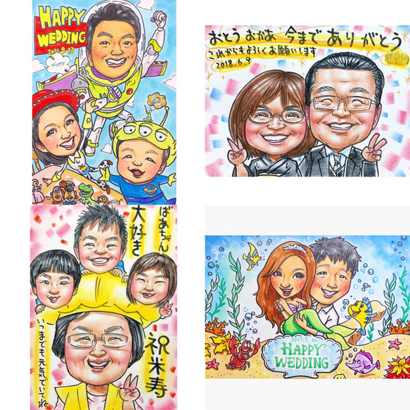 ✨可愛く飾る 似顔絵オーダー✨オーダーメイド✨ 3枚目の画像