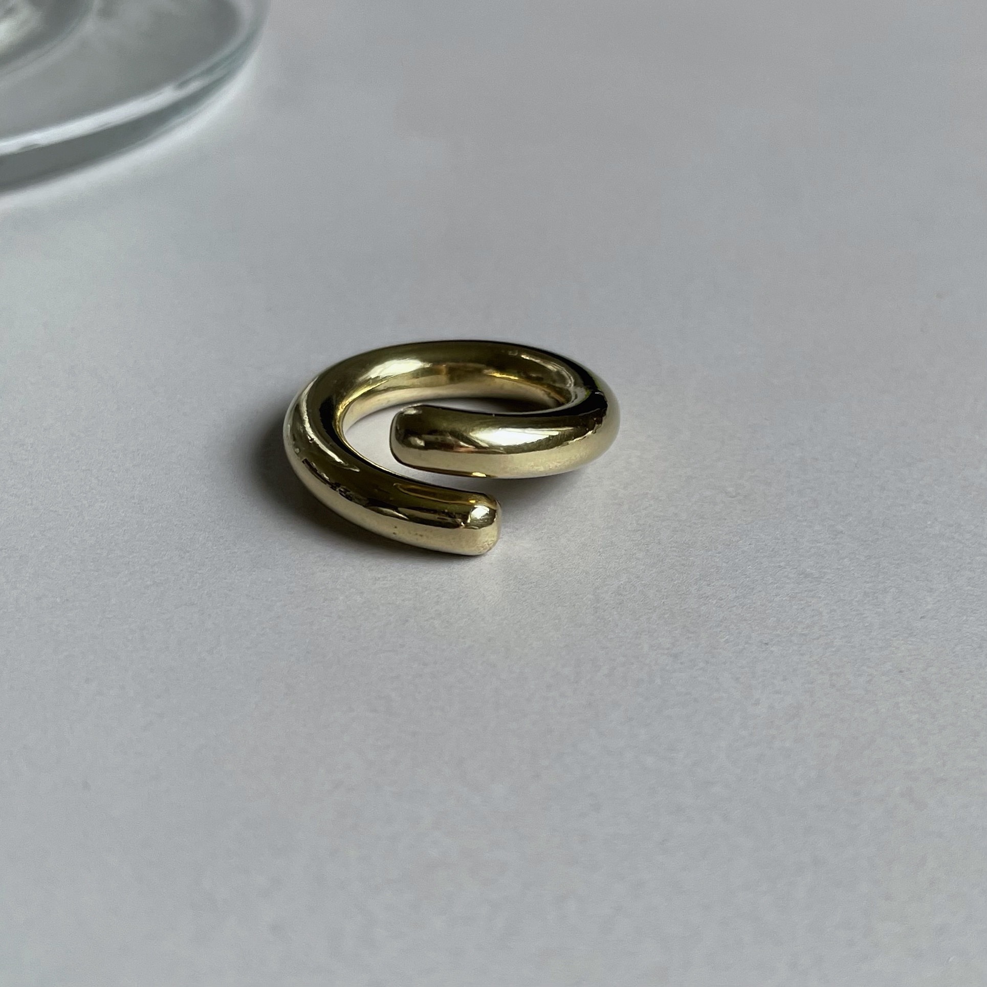 【brass】 Wrap around ring