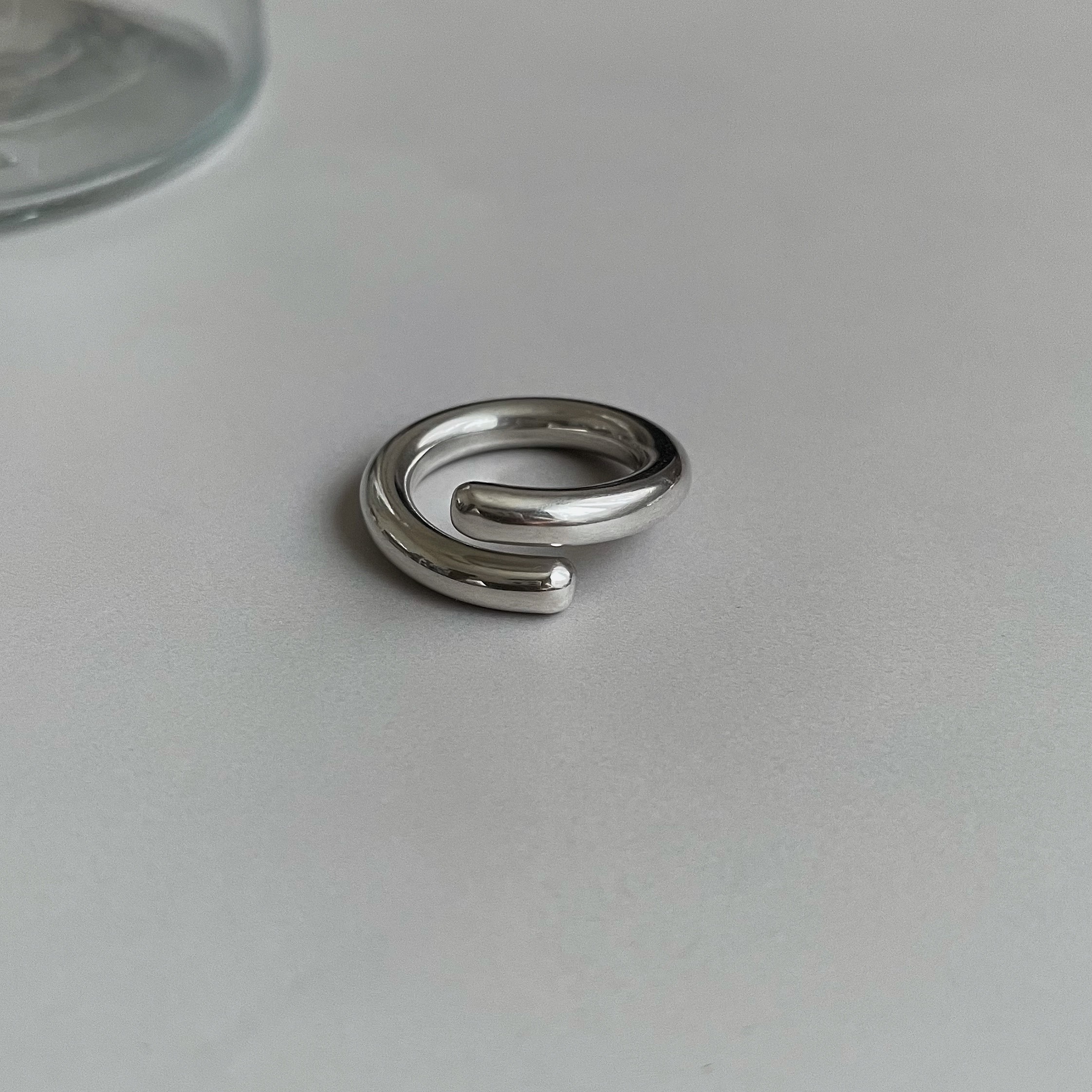 【silver】 Wrap around ring