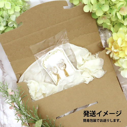 ポニーフック「猫とミモザ」手刺繍 ネコみみリボンポニーフック(ミモザ・グリーンフラワー) ポニーフック