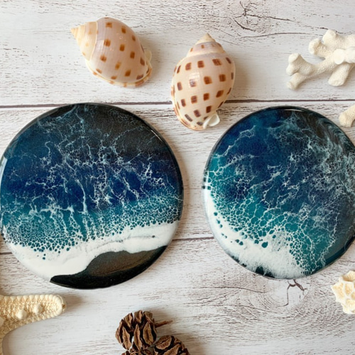 藍様 アートコースター50枚