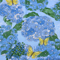 ＜再販＞Moda　カルトナージュ♪　オシャレなマスクボックス（ COTTAGE BLEU/紫陽花　ライトブルー） 10枚目の画像