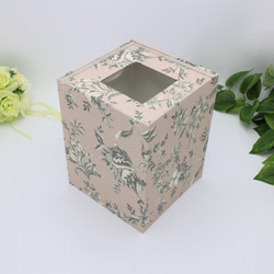 受注制作】カルトナージュ♪ マグネット蓋つきマルチ収納ボックス