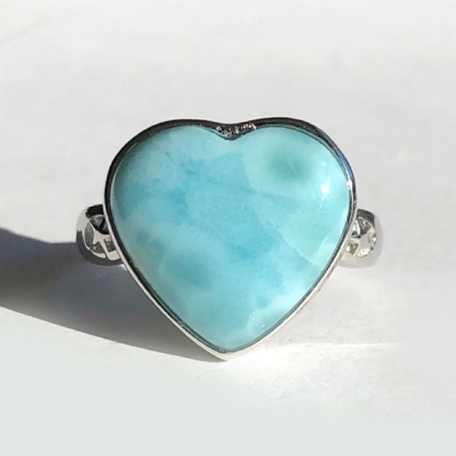 ラリマーリング✴︎ハート形 (5.3g) 指輪・リング SAKURA 通販