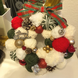 ちゃき/毛糸玉/クリスマスリース/クリスマスツリー ちゃき/毛糸玉/クリスマスリース/クリスマスツリー 毛糸玉の