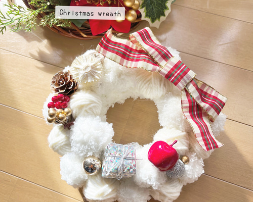 【専用】クリスマスフライングリース♡ クリスマスのフライングリース リース irodori0012 通販