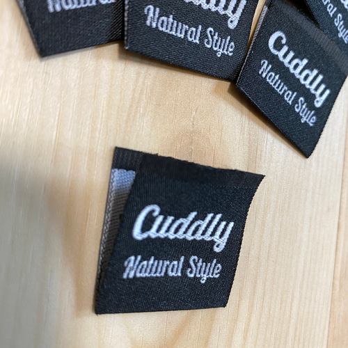 C-3☆オリジナルハンドメイド☆布タグ☆タグ☆刺繍タグ☆挟み