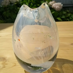 宙吹きガラスの花瓶 一輪挿し・花瓶・花器 Studio π 通販｜Creema