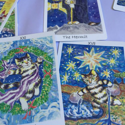 トラねこタロットカード(Tarot of Tabby Cats) 5枚目の画像