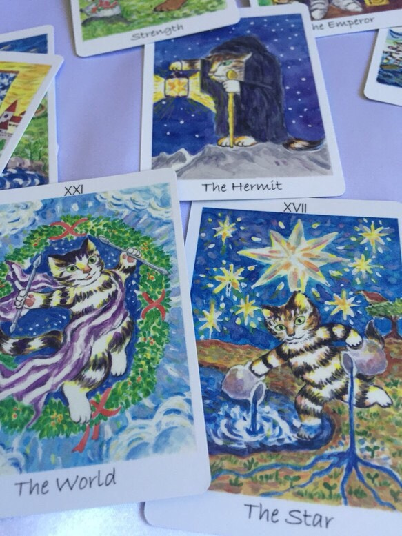 トラねこタロットカード(Tarot of Tabby Cats) 5枚目の画像