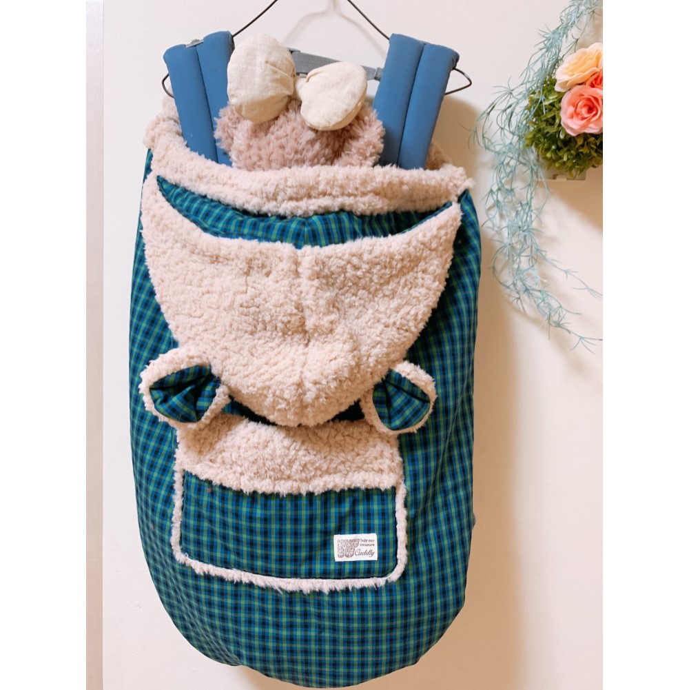 ファミリア 3wayケープ ベビーポンチョ ダウンフェザー使用 ベージュ