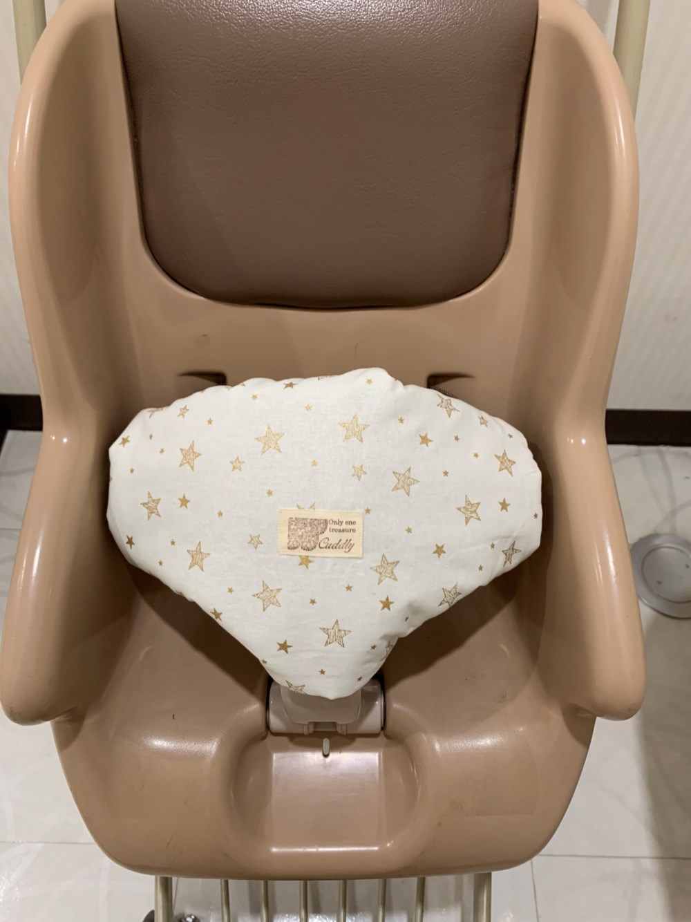 ベビー用ショッピングカートカバー・リバーシブル 星柄GDW×ブラック