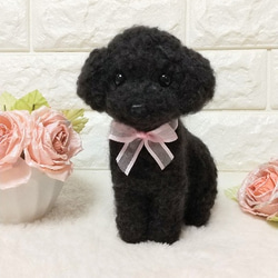 羊毛フェルト犬 チワワ ブラックタン 羊毛フェルト 優しい香り 通販