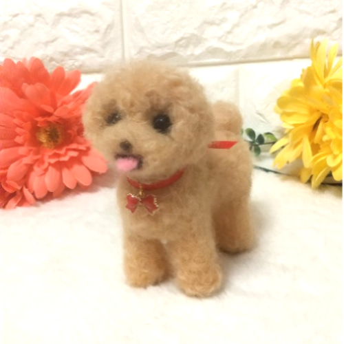 羊毛フェルト トイプードル（手乗りサイズ）