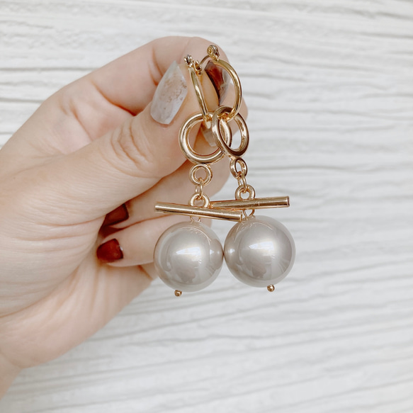 【再販】shell pearl pierce 1枚目の画像