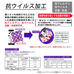 泉州タオル産　抗ウイルス加工ダブルガーゼ使用　白色無地マスク　 2枚目の画像