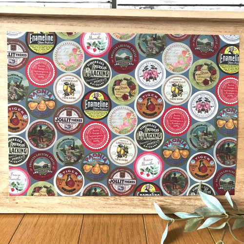 20.デザインペーパー ラッピングペーパー TSC046 金地模様1 | 伊東屋