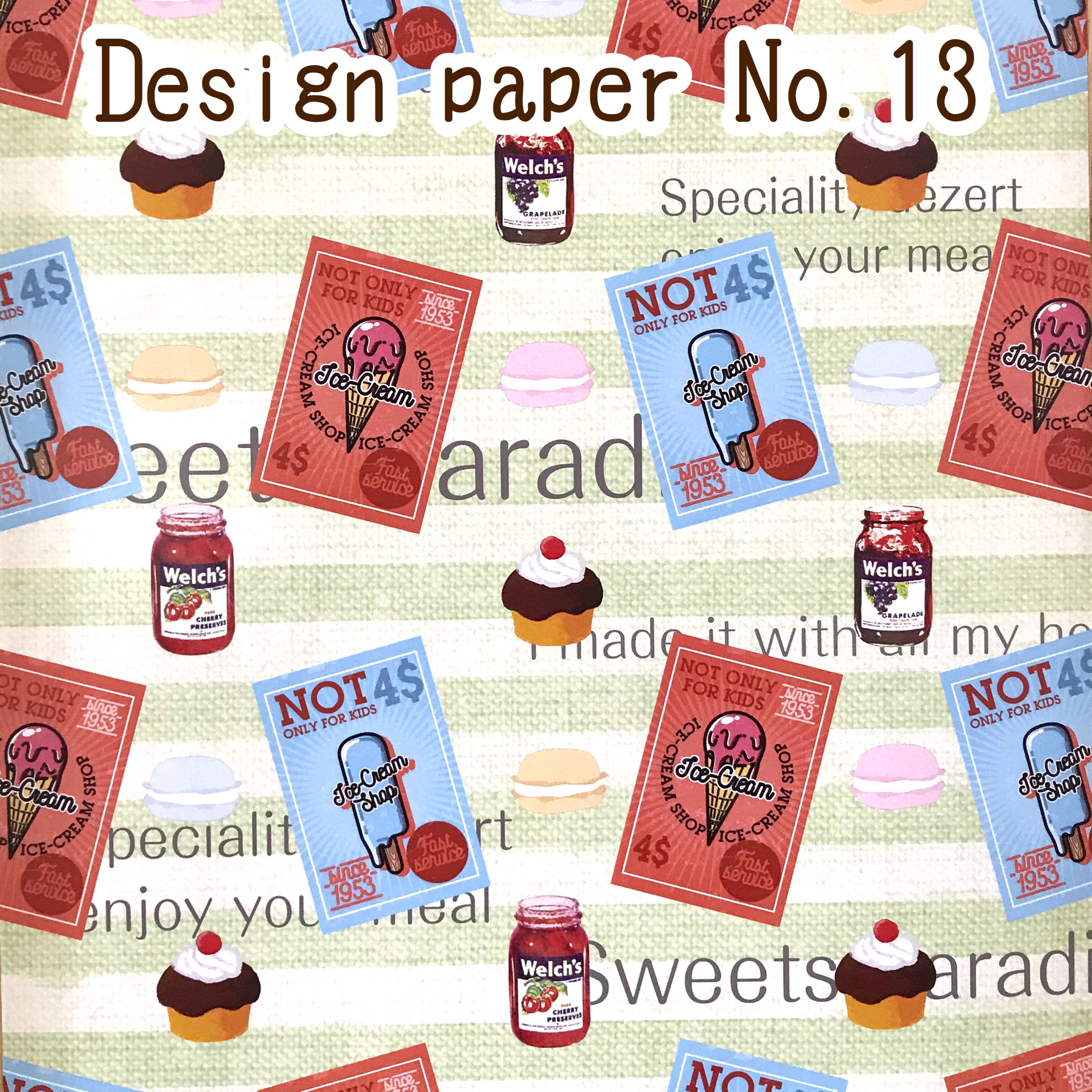 デザインペーパー 専用ページ Design Paper デザインペーパー No,13(15枚入) 包装紙