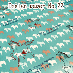 Design Paper デザインペーパー No,22(15枚入) 包装紙・ラッピング