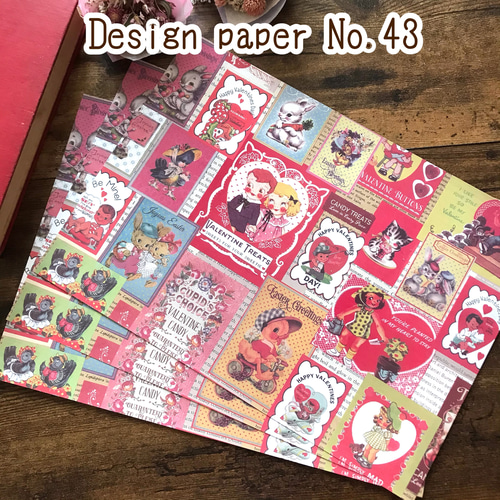 Design Paper デザインペーパー No,43(15枚入) 包装紙・ラッピング