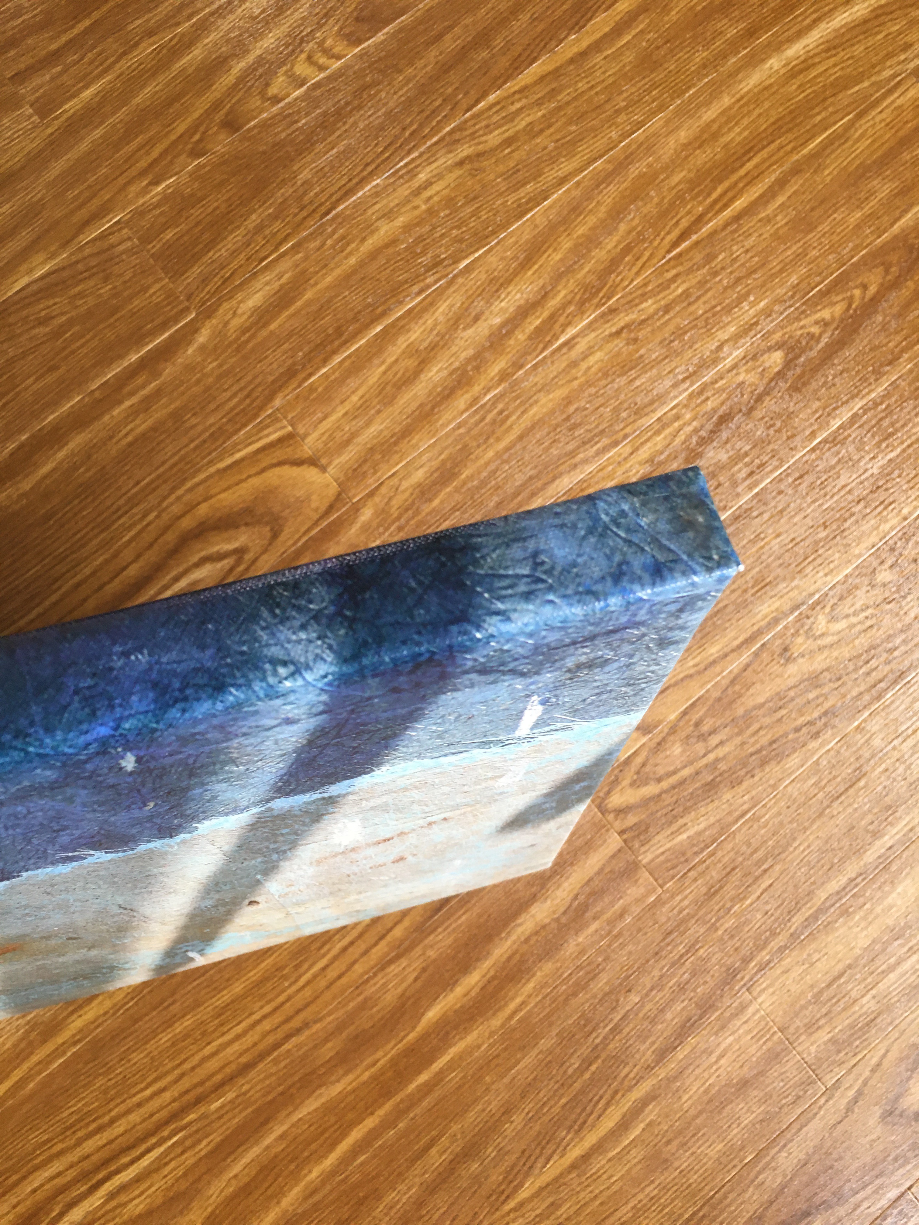 抽象画　キャンバスプリント　フレーム付き　ツヤあり