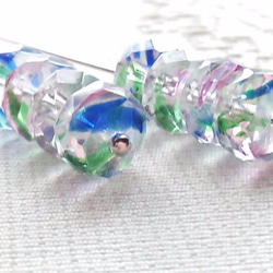 金魚鉢　チェコビーズ　8mm 8個 1枚目の画像