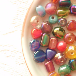 かわいいね！楽しいね！　インドビーズ　10g 2枚目の画像