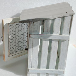 アンティーク風トタン屋根の小物入れ 3枚目の画像