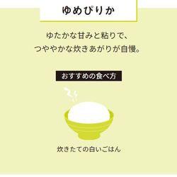 北海道産特別栽培米ゆめぴりか５ｋｇ 4枚目の画像