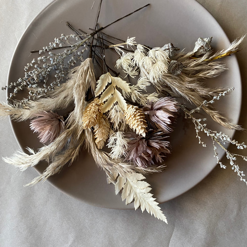 №93 ドライフラワー】ヘアード ヘアパーツ ヘアアクセサリー ヘ